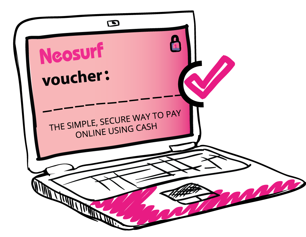 Choose Neosurf during your checkout